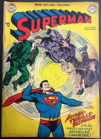 Superman (1939) #59 GD+ (2.5) Mr. Mxyztplk appearance 1st use of Heat vision