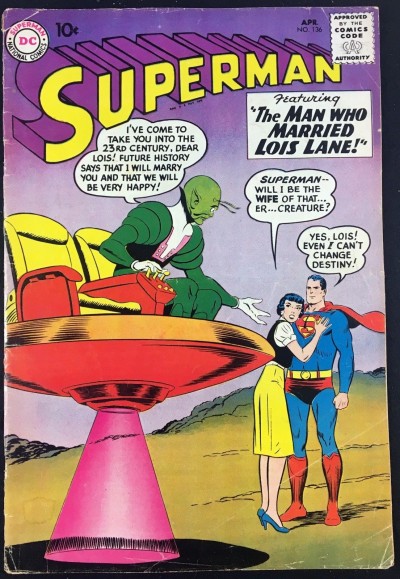 Superman (1939) #136 GD+ (2.5) Lois Lane cover
