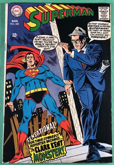 Superman (1939) #209 FN (6.0)