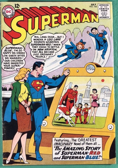Superman (1939) #162 FN (6.0) Legion of Superheroes app