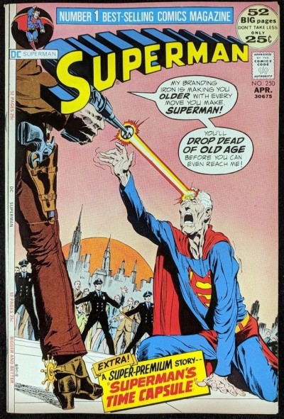 Superman (1939) #250 NM- (9.2) Neal Adams cover 52 page giant