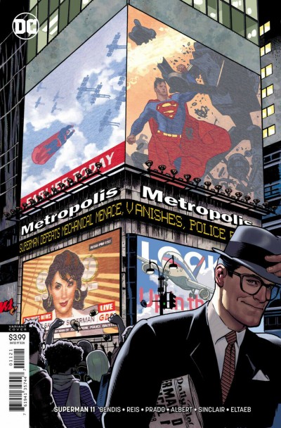 Superman (2018) #11 VF/NM Brian Michael Bendis Adam Hughes Variant Cover 