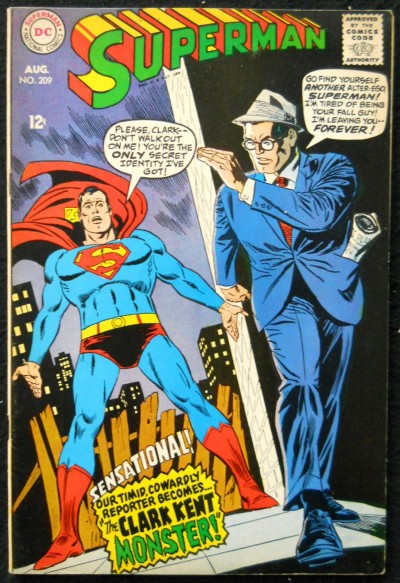 SUPERMAN #208 FN