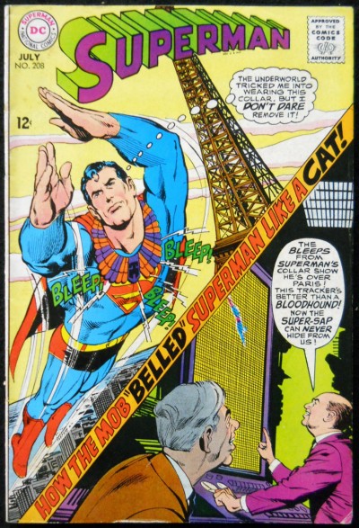 SUPERMAN #208 VG+