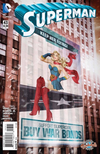 Superman (2011) #43 VF/NM Supergirl Bombshells Variant Cover 