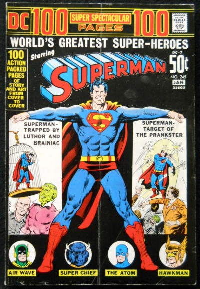SUPERMAN #245 VG DC 100 PG SPECTACULAR #7