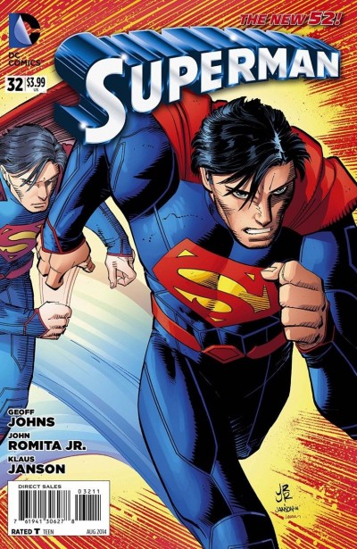 SUPERMAN #32 VF/NM JOHN ROMITA JR GEOFF JOHNS THE NEW 52!