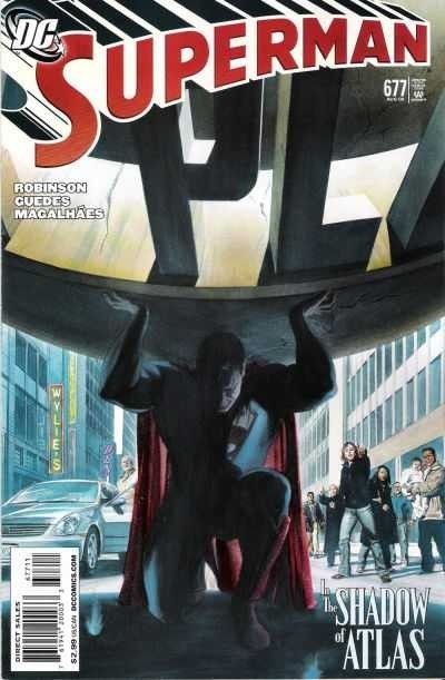 SUPERMAN #677 VF+ - VF/NM ALEX ROSS COVER
