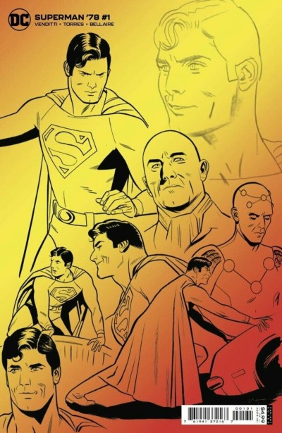 Superman '78 (2021) #1 VF/NM Wilfredo Torres 1:25 Design Variant Cover
