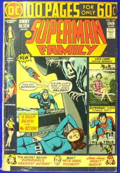 SUPERMAN FAMILY #169 FN- 100 PAGE SPECTACULAR SUPERGIRL