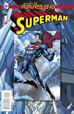 SUPERMAN: FUTURES END #1 VF/NM-NM 3D LENTICULAR COVER THE NEW 52!