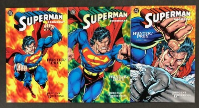 Superman/Doomsday: Hunter/Prey (1994) #'s 1 2 3 Complete NM Set