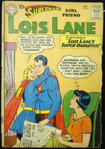 SUPERMAN'S GIRLFRIEND LOIS LANE #20 GD-