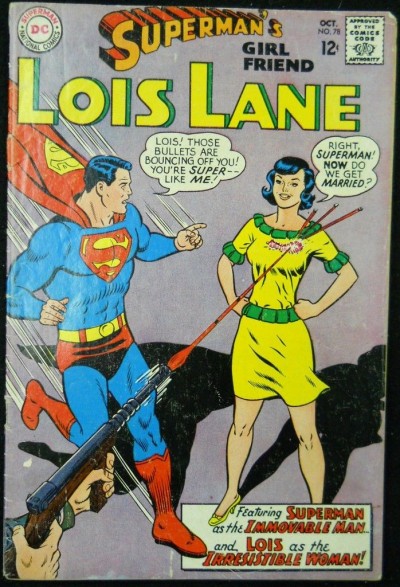 SUPERMAN'S GIRLFRIEND LOIS LANE #78 VG