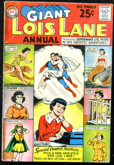 SUPERMAN'S GIRLFRIEND LOIS LANE ANNUAL #1 GD/VG