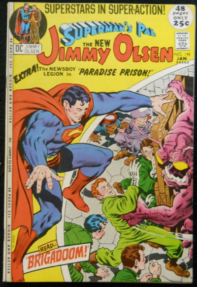 SUPERMAN'S PAL JIMMY OLSEN #145 VF+ JACK KIRBY