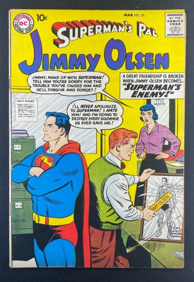 Superman's Pal, Jimmy Olsen (1954) #35 FN+ (6.5) Curt Swan Cove & Art