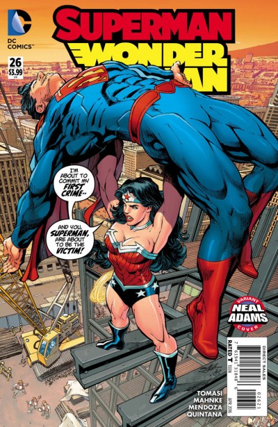 Superman/Wonder Woman (2013) #26 VF/NM Neal Adams Variant Cover 1st Printing