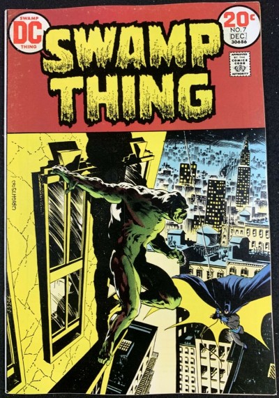 Swamp Thing (1972) #7 FN+ (6.5) Wrightson Batman cover & art
