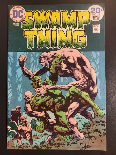 Swamp Thing #10 (1974) VF+ 8.5 Classic Bernie Wrightson art|