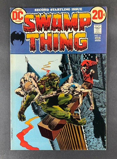 Swamp Thing (1972) #2 VF- (7.5) 1st App Patchwork Man Bernie Wrightson Art