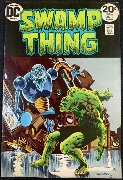Swamp Thing (1972) #6 FN/VF (7.0) Bernie Wrightson cover & art