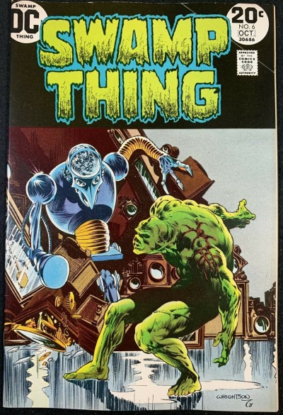 Swamp Thing (1972) #6 FN+ (6.5) Bernie Wrightson cover & art