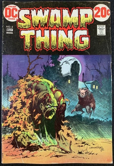 Swamp Thing (1972) #4 VG+ (4.5) Bernie Wrightson cover & art