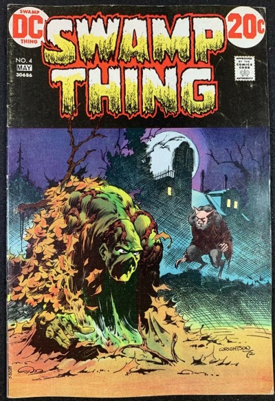 Swamp Thing (1972) #4 FN- (5.5) Bernie Wrightson cover & art