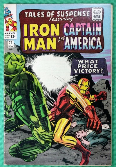 Tales of Suspense (1959) #71 VG/FN (5.0) Iron Man Captain America Double Feature