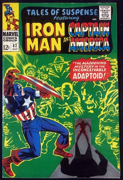 Tales of Suspense (1959) 82 FN/VF (7.0) Cap. America & Iron Man 1st app Adaptoid