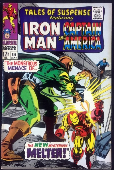 Tales of Suspense (1959) #89 VF- (7.5) Featuring Cap. America Iron Man vs Melter