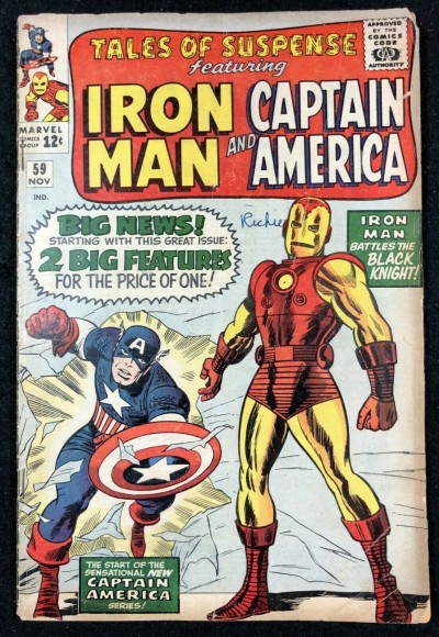 Tales of Suspense (1959) #59 GD+ 1st Jarvis Iron Man Cap double feature begins