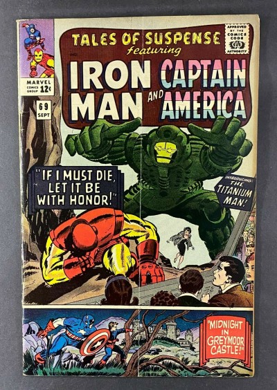 Tales of Suspense (1959) #69 VG/FN (5.0) 1st App Titanium Man Iron Man Cap