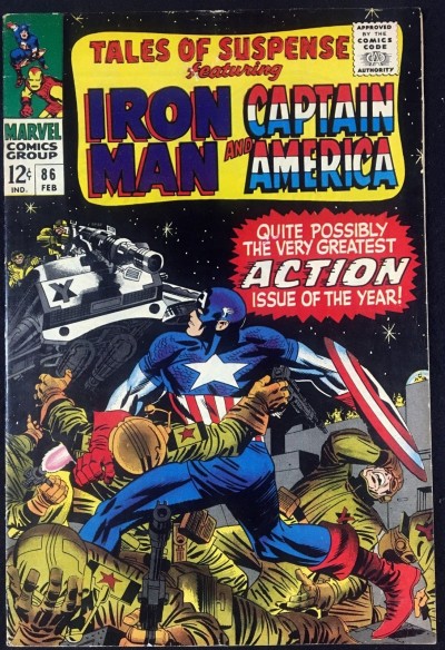 Tales of Suspense (1959) #86 VF- (7.5) featuring Captain America & Iron Man 
