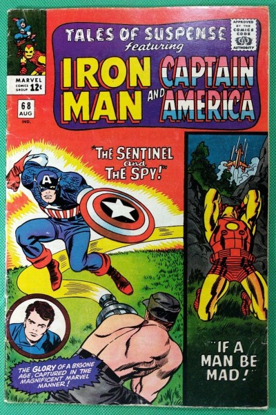 Tales of Suspense (1959) #68 VG/FN (5.0) Iron Man Captain America Double Feature