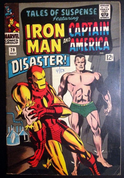 Tales of Suspense (1959) #79 FN+ (6.5) Iron Man versus Sub-Mariner 