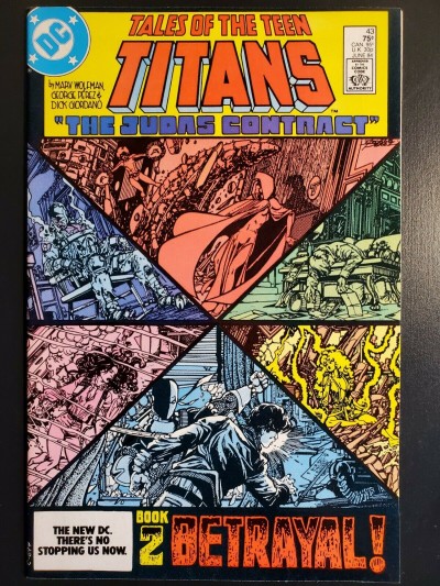 TALES TEEN TITANS #43 (1984) NM (9.4) JUDAS CONTRACT DEATHSTROKE 1st JERICHO |