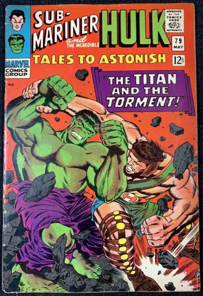 Tales To Astonish (1959) #79 GD/VG (3.0) Hulk vs Hercules