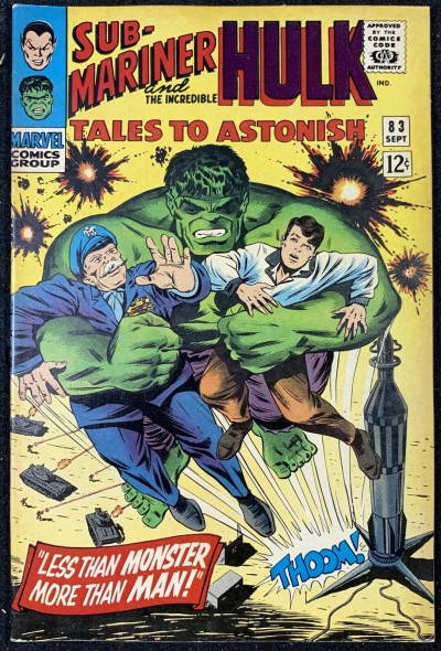 Tales To Astonish (1959) #83 VF- (7.5) Hulk & Sub-Mariner double feature