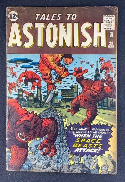 Tales to Astonish (1959) #29 VG+ (4.5) 1st App Space Beasts Jack Kirby