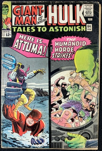 Tales To Astonish (1959) #64 GD/VG (3.0) Hulk & Giant-Man double feature