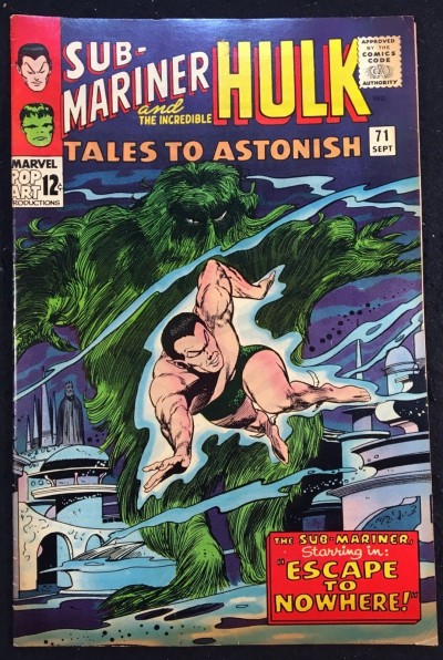 Tales to Astonish (1959) #71 FN/VF (7.0) double feature Sub-Mariner & Hulk