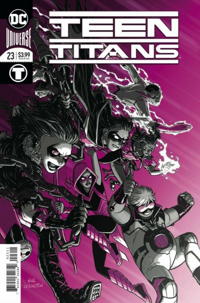 Teen Titans (2016) #23 VF+ Nick Derington Foil Cover DC Universe