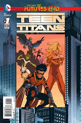 TEEN TITANS: FUTURES END (2014) #1 VF/NM-NM 3D LENTICULAR COVER THE NEW 52!