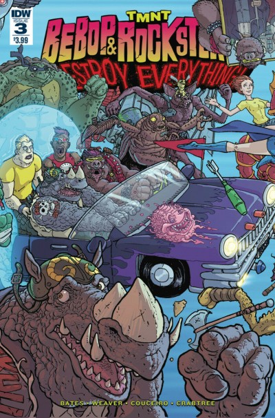 Teenage Mutant Ninja Turtles Bebop & Rocksteady Destroy Everything #3 of 5 IDW