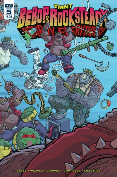 Teenage Mutant Ninja Turtles Bebop & Rocksteady Destroy Everything #5 of 5 IDW