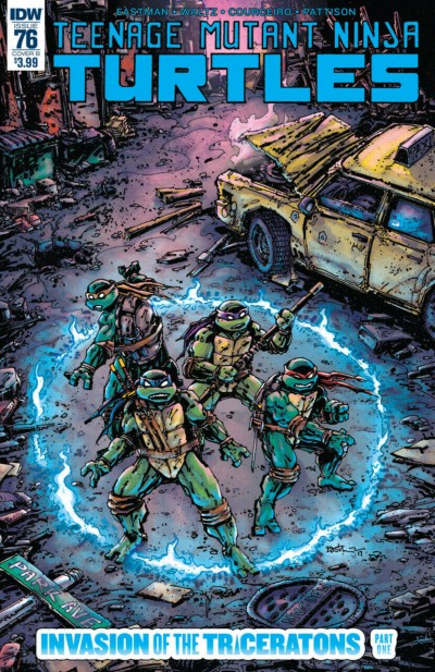 Teenage Mutant Ninja Turtles (2011) #76 VF/NM Eastman Cover B Variant IDW