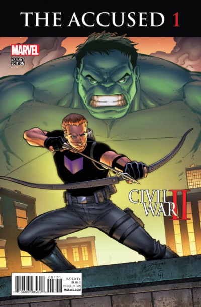 The Accused (2016) #1 VF/NM Ron Lim Hawkeye Hulk Variant Cover