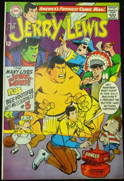 THE ADVENTURES OF JERRY LEWIS #104 VF-